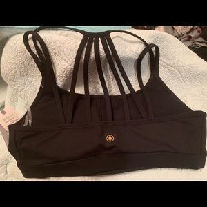 New, never worn Workout black Gaiam 7 strap bra